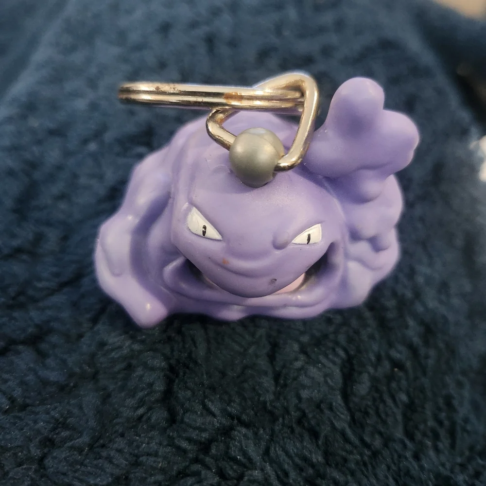 Purple Pokemon Muk Keychain 1999